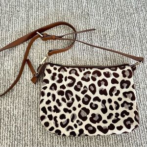 Chicos animal print cross body bag